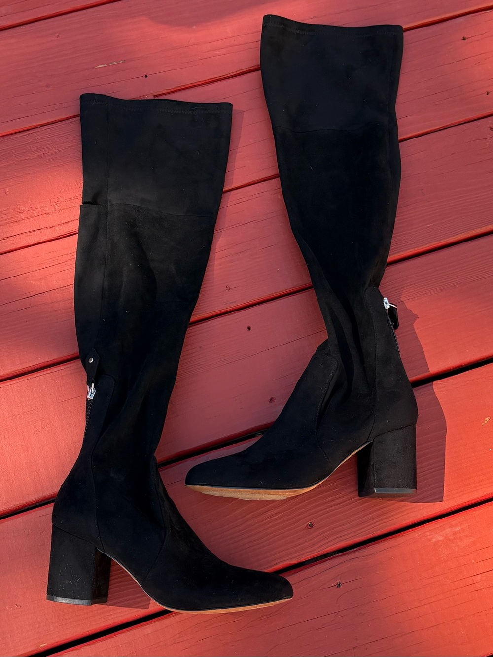 ALDO Over-the-Knee Black Suede Boots
